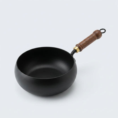 Cast Iron Skillet with wooden handle