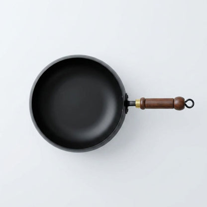Cast Iron Skillet with wooden handle