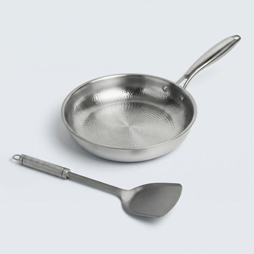 Pure Titanium Frying Pan with Utensil Set