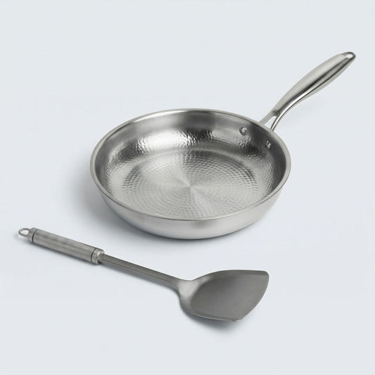 Pure Titanium Frying Pan with Utensil Set