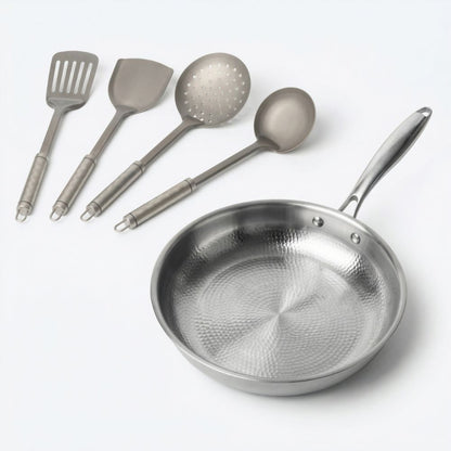 Pure Titanium Cookware Starter Set | Pan & Utensils Bundle